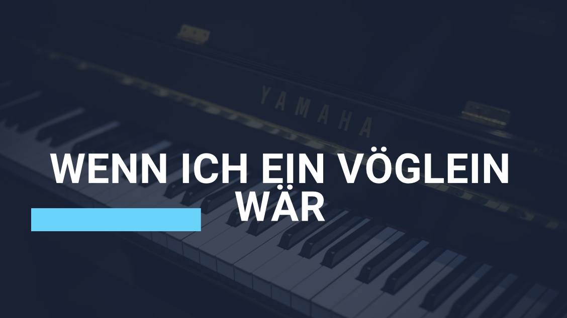 Wenn ich ein Vöglein wär